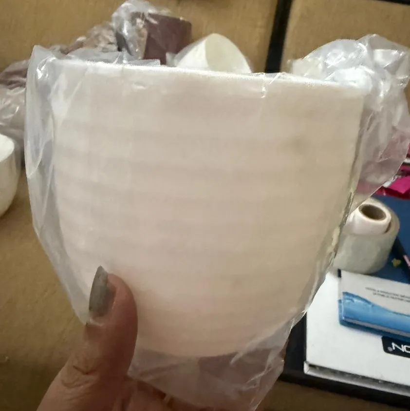 Platstic Pot Verona 11 White